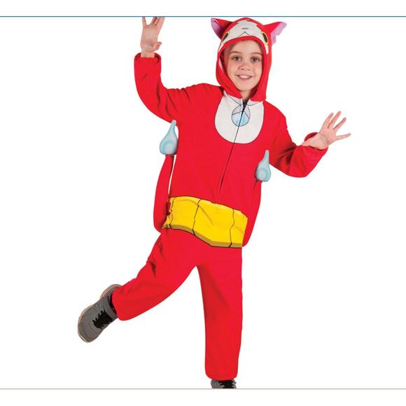 Rubie's Costume Company Other - JIBANYAN Yo-Kai Watch Spirit Cat Hooded Jumpsuit Costume | Boys Small 4-6